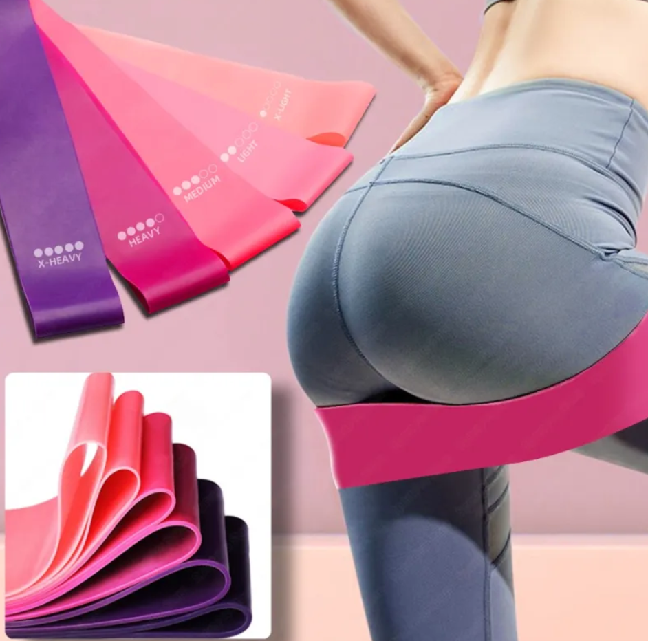 Booty Resistance Bands — Non-Slip Set of 4