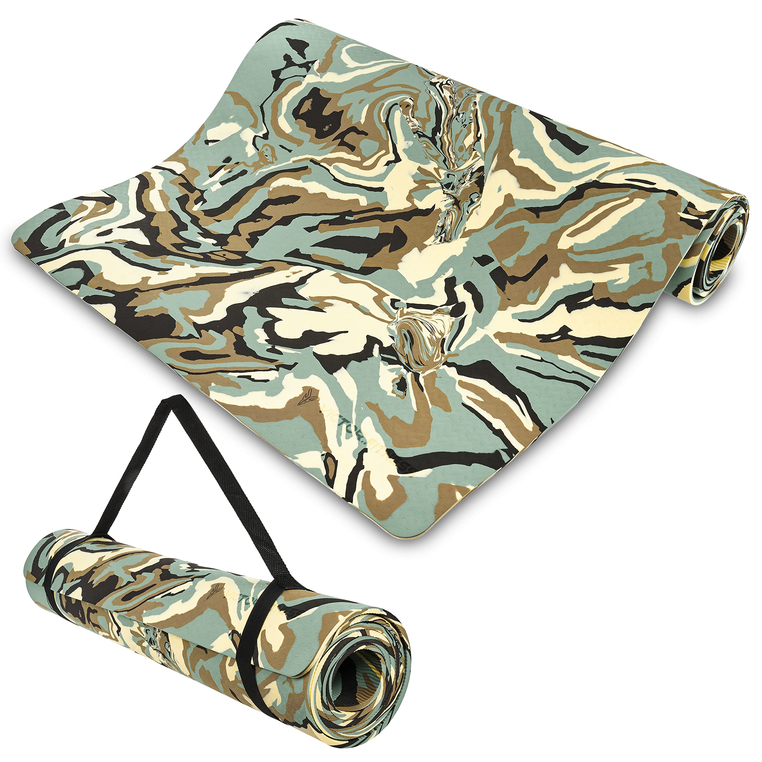 Eco TPE Yoga Mat with Strap