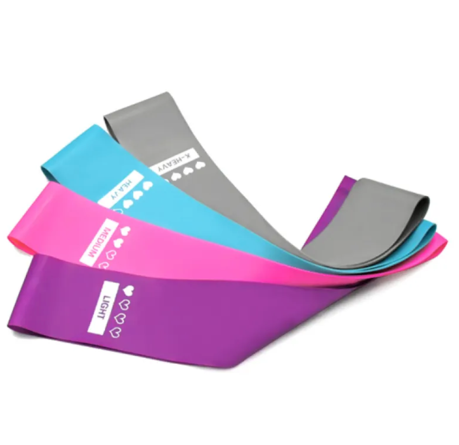 Booty Resistance Bands — Non-Slip Set of 4