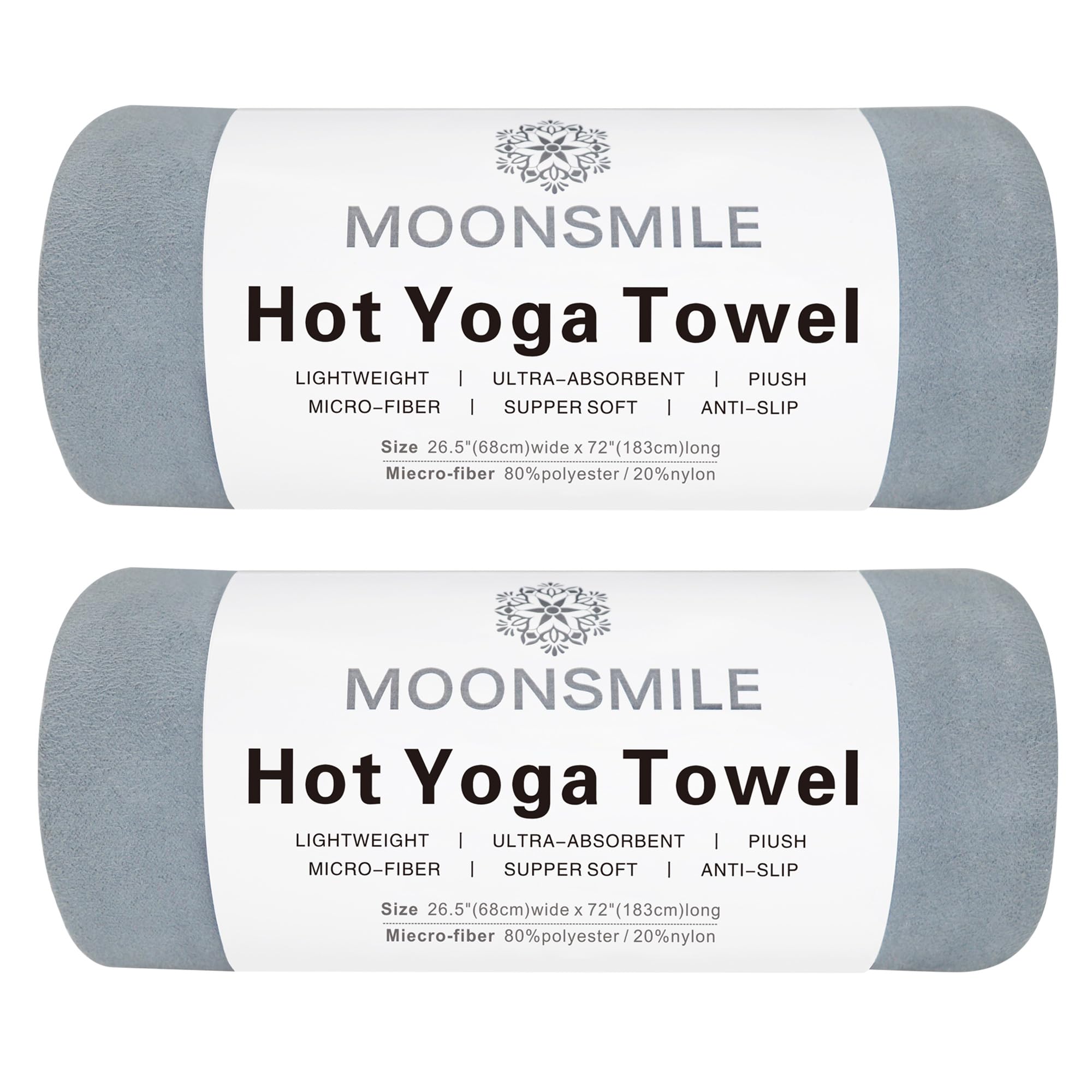 Hot Yoga Mat Towels 2-Pack