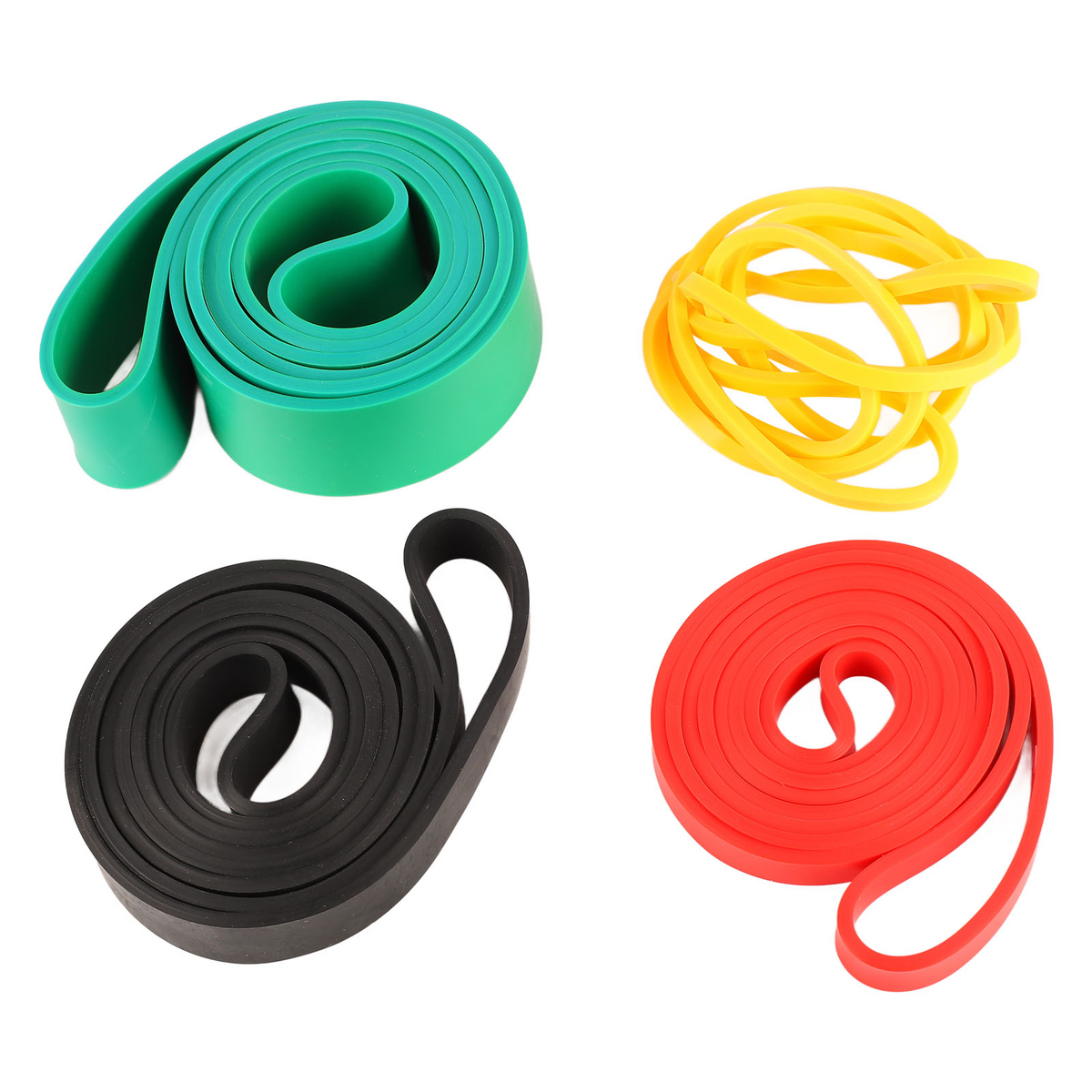 High Elastic Resistance Bands — Set of 4