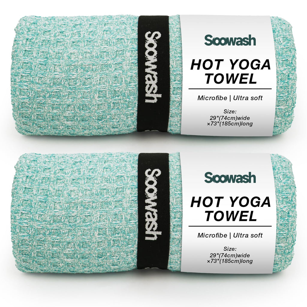 Waffle Hot Yoga Towels 2-Pack