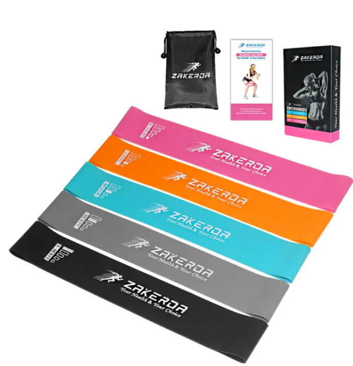 FlexiFit Resistance Bands — Yoga & Pilates Set
